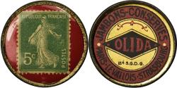 World Coins - Coin, France, Olida, Jambons-Conserves, 5 Centimes, Timbre-Monnaie,