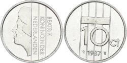 World Coins - Coin, Netherlands, 10 Cents, 1987