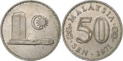 World Coins - Malaysia, 50 Sen, 1971, Franklin Mint, Copper-nickel, , KM:5.3