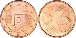 World Coins - Malta, 5 Euro Cent, 2013, Paris, , Copper Plated Steel, KM:127