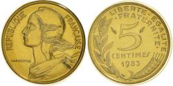 World Coins - Coin, France, Marianne, 5 Centimes, 1983, Paris, FDC,