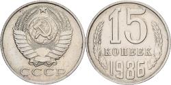World Coins - Russia, 15 Kopeks, 1986, Saint Petersburg, Copper-Nickel-Zinc, , KM:131