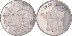 World Coins - France, Medal, 1939-1945, Victoire, Politics, Society, War,