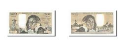 World Coins - Banknote, France, 500 Francs, 500 F 1968-1993 ''Pascal'', 1984, 1984-01-05