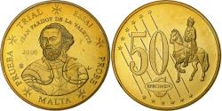 World Coins - Malta, 50 Euro Cent, PRUEBA-TRIAL ESSAI., 2003, Cupro-aluminium-nickel