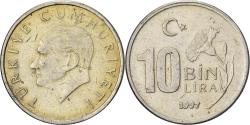 World Coins - Turkey, 10000 Lira, 10 Bin Lira, 1997, Copper-Nickel-Zinc, , KM:1027.2