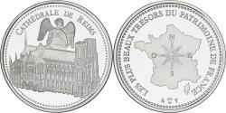World Coins - France, Medal, Cathédrale de Reims, Silver,
