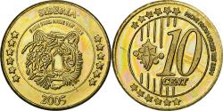World Coins - Russia, Siberia, 10 Euro Cent, Fantasy euro patterns, Essai-Trial, Proof, 2005