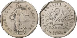 World Coins - France, 2 Francs, 1995, Pessac, Proof, Nickel, , Gadoury:547b