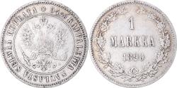 World Coins - Coin, Finland, Alexander III, Markka, 1890, Helsinki, , Silver, KM:3.2