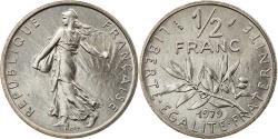 World Coins - Coin, France, Semeuse, 1/2 Franc, 1979, Paris, , Nickel, KM:931.1