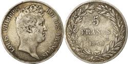 World Coins - Coin, France, Louis-Philippe, 5 Francs, 1830, Paris, , Silver