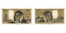 World Coins - France, 500 Francs, Pascal, 1973, O.38, VF(30-35), Fayette:71.10, KM:156b