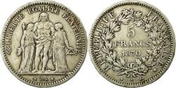 World Coins - Coin, France, Hercule, 5 Francs, 1870, Paris, , Silver, Gadoury:745