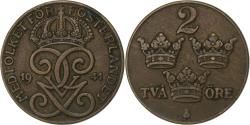 World Coins - Sweden, Gustaf V, 2 Öre, 1941, Bronze, , KM:778