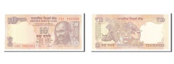 World Coins - India, 10 Rupees, 2011, KM #102a, UNC(65-70), J4D092462
