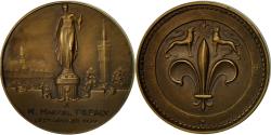 World Coins - France, Medal, Lille a bien Mérité la Patrie, 1966, Charles, , Bronze