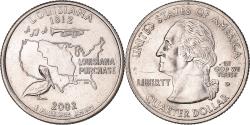 Us Coins - Coin, United States, Quarter Dollar, Quarter, 2002, U.S. Mint, Denver, Louisiana