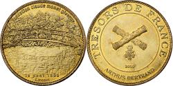 World Coins - France, Token, Giverny - Fondation Claude Monet - le pont, 2010, Copper-nickel