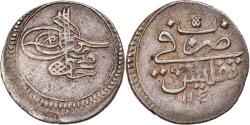 World Coins - Coin, Turkey, Mahmud I, Onluk, AH 1143 (1730), Tiflis, , Silver, KM:203