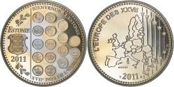World Coins - France, Medal, L'Europe des XXVII, Bienvenue à l'Estonie, Politics, 2011