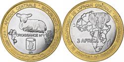 World Coins - Chad, 4500 CFA Francs-3 Africa, 2005, Bi-Metallic,