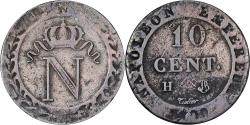 World Coins - France, Napoleon I, 10 Centimes, 1809, La Rochelle, Billon,