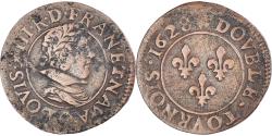 World Coins - Coin, France, Louis XIII, Double Tournois, 1628, Paris, , Copper