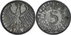World Coins - GERMANY - FEDERAL REPUBLIC, 5 Mark, 1951, Karlsruhe, Silver, , KM:112.1