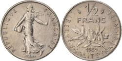 World Coins - France, 1/2 Franc, Semeuse, 1985, Paris, Nickel, , Gadoury:429