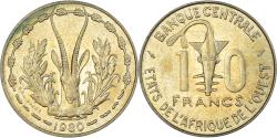 World Coins - Coin, West African States, 10 Francs, 1980