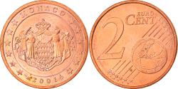 World Coins - Monaco, 2 Euro Cent, 2001, , Copper Plated Steel, KM:168
