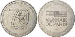World Coins - France, Token, Paris - Holiday on Ice - 70 ans, 2014, Copper-nickel, MDP