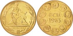 World Coins - France, Medal, European coinage test, 1 ecu, History, 1983,