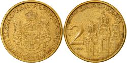 World Coins - Coin, Serbia, 2 Dinara, 2009, , Nickel-brass, KM:46