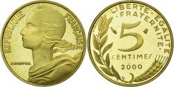 World Coins - Coin, France, Marianne, 5 Centimes, 2000, Paris, , Aluminum-Bronze