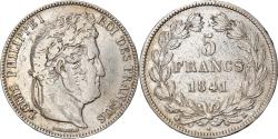 World Coins - Coin, France, Louis-Philippe, 5 Francs, 1841, Bordeaux, , Silver