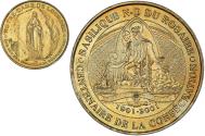 World Coins - France, Token, Touristic token, Sanctuaire de Notre Dame du Rosaire, Lourdes