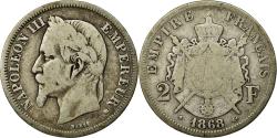 World Coins - Coin, France, Napoleon III, Napoléon III, 2 Francs, 1868, Strasbourg,