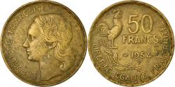 World Coins - Coin, France, Guiraud, 50 Francs, 1954, Beaumont - Le Roger,