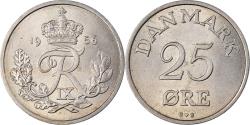 World Coins - Coin, Denmark, Frederik IX, 25 Öre, 1956, Copenhagen, , Copper-nickel