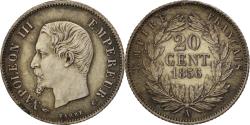 World Coins - Coin, France, Napoleon III, Napoléon III, 20 Centimes, 1856, Paris,
