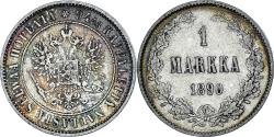 World Coins - Coin, Finland, Alexander III, Markka, 1890, Helsinki, , Silver, KM:3.2