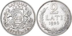 World Coins - Latvia, 2 Lati, 1926, Silver, , KM:8