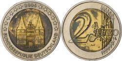 World Coins - Germany, 2 Euro, Schleswig-Holstein, 2006, Hamburg, Bi-Metallic,