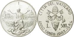 World Coins - Coin, VATICAN CITY, John Paul II, 500 Lire, 1983, Roma, , Silver, KM:168