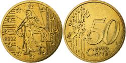 World Coins - France, 50 Euro Cent, BU, 2002, MDP, Nordic gold, , KM:1287