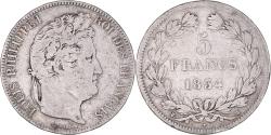 World Coins - Coin, France, Louis-Philippe, 5 Francs, 1834, Lille, , Silver