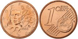 World Coins - France, Euro Cent, BU, 2003, MDP, Copper Plated Steel, , KM:1282