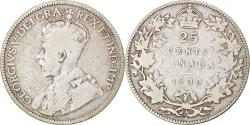 World Coins - Coin, Canada, George V, 25 Cents, 1930, Royal Canadian Mint, Ottawa,